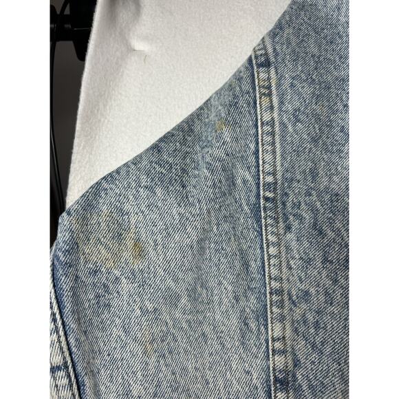 Levi's jean jacket trucker men's size XL Vintage worn in the late 1980's - Picture 6 of 11